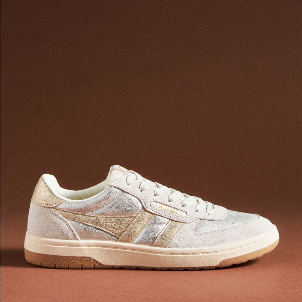 Gola Women's Off White/Silver/Gold Sneakers